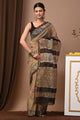 Premium Hand Block Printed Kota Doria Saree