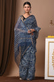 Premium Hand Block Printed Kota Doria Saree