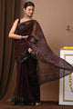 Premium Hand Block Printed Kota Doria Saree