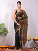 Premium Hand Block Printed Kota Doria Saree