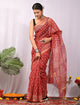 Premium Hand Block Printed Kota Doria Saree