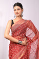 Premium Hand Block Printed Kota Doria Saree