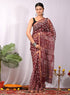 Premium Hand Block Printed Kota Doria Saree