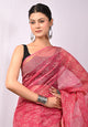 Premium Hand Block Printed Kota Doria Saree