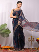 Premium Hand Block Printed Kota Doria Saree