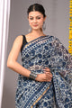 Premium Hand Block Printed Kota Doria Saree