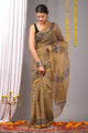 Premium Hand Block Printed Kota Doria Saree
