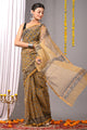 Premium Hand Block Printed Kota Doria Saree