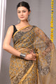 Premium Hand Block Printed Kota Doria Saree