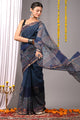 Premium Hand Block Printed Kota Doria Saree