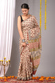 Hand Block Printed Pure Cotton Saree
