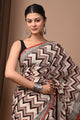 Hand Block Printed Pure Cotton Saree