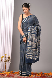 Hand Block Printed Pure Cotton Saree