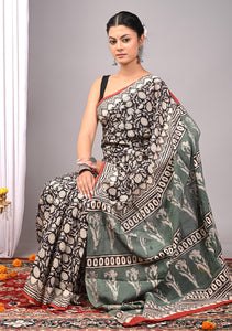 Hand Block Printed Pure Cotton Saree