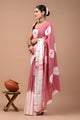 Printed Pure Cotton Mulmul Saree With Blouse