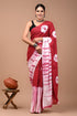 Printed Pure Cotton Mulmul Saree With Blouse