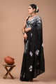 Printed Pure Cotton Mulmul Saree With Blouse
