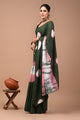 Printed Pure Cotton Mulmul Saree With Blouse