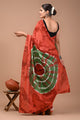 Printed Pure Cotton Mulmul Saree With Blouse