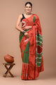 Printed Pure Cotton Mulmul Saree With Blouse