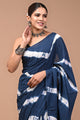 Printed Pure Cotton Mulmul Saree With Blouse