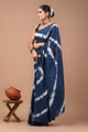 Printed Pure Cotton Mulmul Saree With Blouse