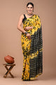 Printed Pure Cotton Mulmul Saree With Blouse
