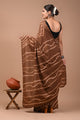 Printed Pure Cotton Mulmul Saree With Blouse