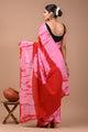 Printed Pure Cotton Mulmul Saree With Blouse