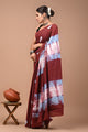 Printed Pure Cotton Mulmul Saree With Blouse