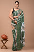 Printed Pure Cotton Mulmul Saree With Blouse