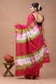 Printed Pure Cotton Mulmul Saree With Blouse
