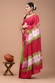 Printed Pure Cotton Mulmul Saree With Blouse