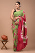 Printed Pure Cotton Mulmul Saree With Blouse