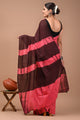 Printed Pure Cotton Mulmul Saree With Blouse