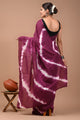 Printed Pure Cotton Mulmul Saree With Blouse