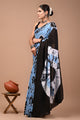 Printed Pure Cotton Mulmul Saree With Blouse
