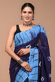 Printed Pure Cotton Mulmul Saree With Blouse