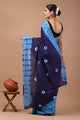 Printed Pure Cotton Mulmul Saree With Blouse