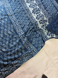 Hand Block Printed Pure Cotton Saree