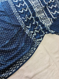 Hand Block Printed Pure Cotton Saree