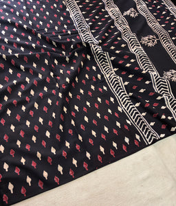 Exclusive Hand Block Printed Pure Cotton Saree
