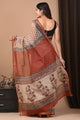 Exclusive Hand Block Printed Kota Doria Saree