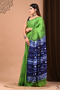 Hand Block Printed Pure Cotton Saree