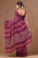 Block Printed Pure Cotton Saree