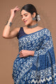 Hand Block Printed Pure Cotton Saree