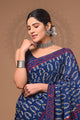 Hand Block Printed Pure Cotton Saree
